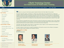 Tablet Screenshot of clarktraining.org