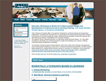 Tablet Screenshot of clarktraining.com